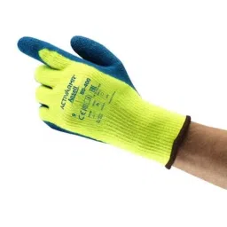 Ansell ActivArmr 80-400 Blue Acrylic Abrasion & Cut Resistant Natural Rubber Work Gloves Size 11 Latex, 80400110-picture-16