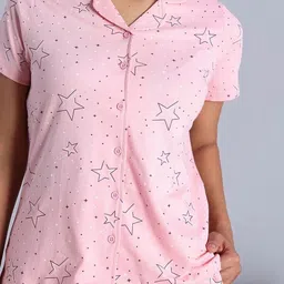 Zivame Women Printed Night suit image 5