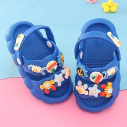 Oh! Pair Slip On Clogs with Fish Applique - Blue-picture-20