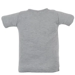 FFlirtygo Christmas Theme Cotton Half Sleeves Santa Trust Me Printed T-Shirt - Grey image 3