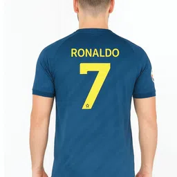 dostitch Men Brand Logo Cristiano Ronaldo V-Neck Dri-FIT T-shirt image 2