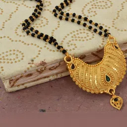 Missmister Women Gold-Plated Brass Mangalsutra-picture-14