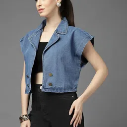 Style Quotient Women Crop Shrug image 3