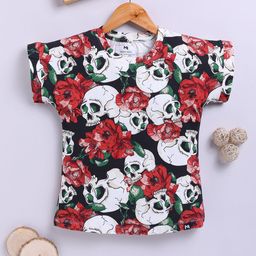 YK X Minute Mirth Girls Print Extended Sleeves Cotton Top-picture-34