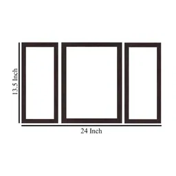 WENS Set of 3 Brown & Beige Tribal People MDF Wall Paintings image 4