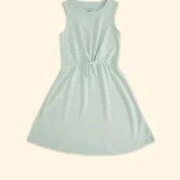 Pantaloons Junior Kids Blue Cotton Regular Fit Dress-image-31
