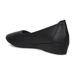 Bata Women's Black Ballerina Shoes image 5