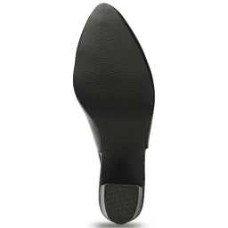 Elle Women's Black Sling Back Sandals image 5