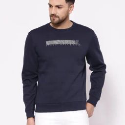 Red Tape Navy Blue Regular Fit Graphic Sweatshirt-picture-10