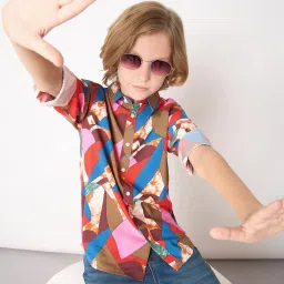 Jack & Jones Junior Multicolor Printed Shirt image 5