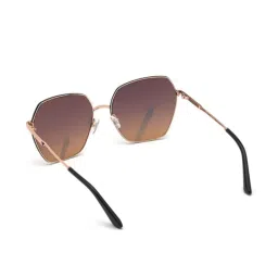 Guess Grey UV Protected Hexagon Sunglasses for Women GUS77856328ZSG image 5