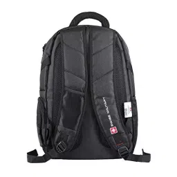 SWISS MILITARY Laptop Backpack & Foldable Bag Combo 13.2 L Black Nylon, LBP58_BP6 image 2