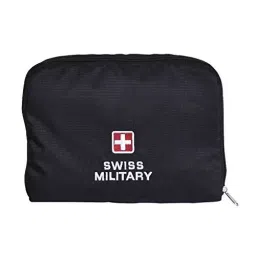 SWISS MILITARY Laptop Backpack & Foldable Bag Combo 13.2 L Black Nylon, LBP58_BP6 image 4