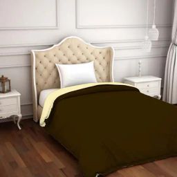 Spaces Hygro Brown Cotton 300 TC Duvet Cover - Set of 1-picture-49