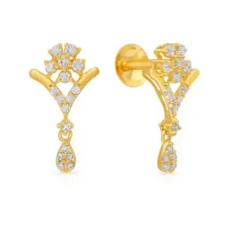 Malabar Gold and Diamonds 22k Yellow Gold Earrings for Women-picture-16