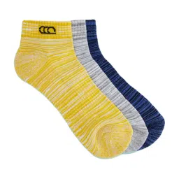 Ajile by Pantaloons Multicolor Striped Socks - Pack of 3-picture-36