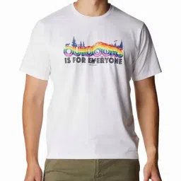 Columbia Men White Sun Trek Short Sleeve Graphic Tee-image-48