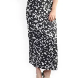 Belle Fille Black & White Printed Skirt-picture-16
