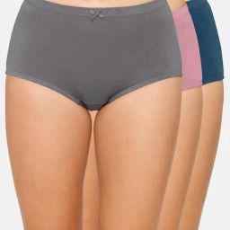 Amante Multicolor Cotton Hipster Panty (Pack of 3)-picture-33