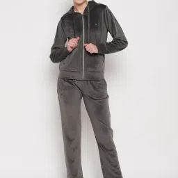 Okane Grey Regular Fit Tracksuit-image-1