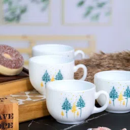 Cello White Opalware Cup (0.16 L) - Set of 6 image 5