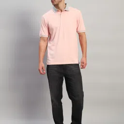 Cantabil Peach Plain T-Shirt image 5