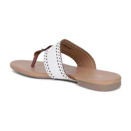 Bata Women's BLAKE White Thong Sandals image 5