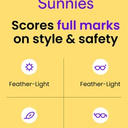 Hooper Green UV Protection Wayfarer Sunglasses for Kids image 5