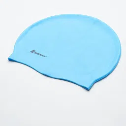 Aarika Purple Nylon Printed Short Sleeves Swimsuit With Cap image 5