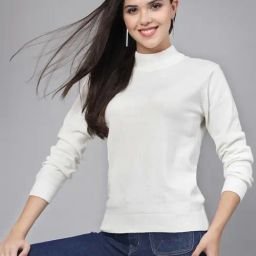 Style Quotient White Cotton Regular Fit Pullover-picture-30