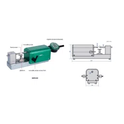 Insize Horizontal Measuring Bench 0-60 mm Measuering Range, 6849-60 image 2