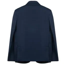 Charchit Boys Navy Cotton Comfort Fit Blazer with T-Shirt image 2