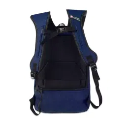 SWISS MILITARY Laptop Backpack & Canvas Sling Bag Combo 2.2 L & 29 L Black & Blue Nylon, LBP90_CAN3 image 3