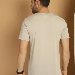 Vimal Jonney Black & Grey Regular Fit Printed T-Shirt image 5