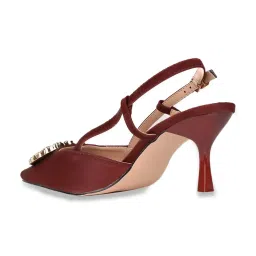 Ronnie Grey Women's Wine Back Strap Stilettos image 5