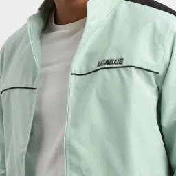 showoffff Showoff Sea Green Slim Fit Jacket image 5