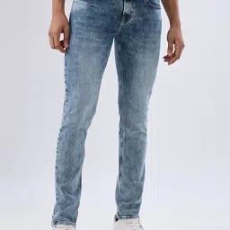 Spykar Stone Grey Cotton Slim Fit Jeans-picture-30