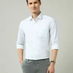 Arrow White Cotton Slim Fit Shirt image 4