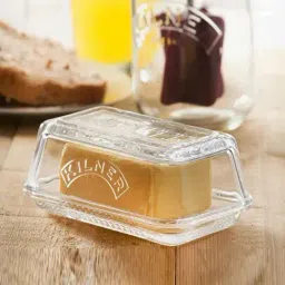 Kilner Transparent Glass Butter Dish And Lid image 4