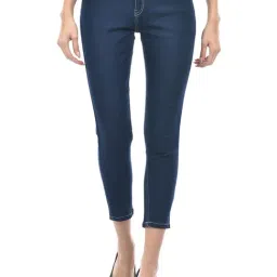 NUMERO UNO Dark Blue Denim Skinny Fit Mid Rise Jeans-image-89