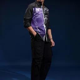 HIGHLANDER Men Opaque Printed Casual Shirt image 3