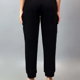 Cantabil Black Regular Fit Cargos image 2