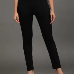 Angelfab Black Cotton Skinny Fit High Rise Jeans-picture-34