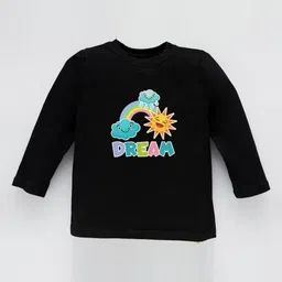 KAVEE Kids Printed High Neck Pure Cotton Applique T-shirt-picture-14