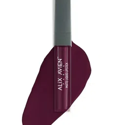 ALIX AVIEN PARIS Matte Liquid Lipstick - 3ml-Burgundy Plum image 2