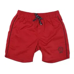 Palm Tree by Gini & Jony Kids Red Solid Shorts-picture-30