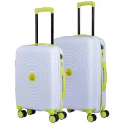 Nasher Miles Goa Hard-sided Polypropylene Set of 2 Lavender Fluorescent Green Trolley Bag(55&65Cm)-picture-13