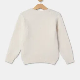 R&B Kids Ivory Regular Fit Sweater image 2