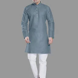 DIVISIVE Men Regular Kurta with Pyjamas-picture-18