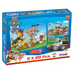 Paw Patrol 3 in 1 Puzzle - 26 Pieces Each-image-13